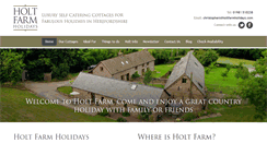Desktop Screenshot of holtfarmholidays.com